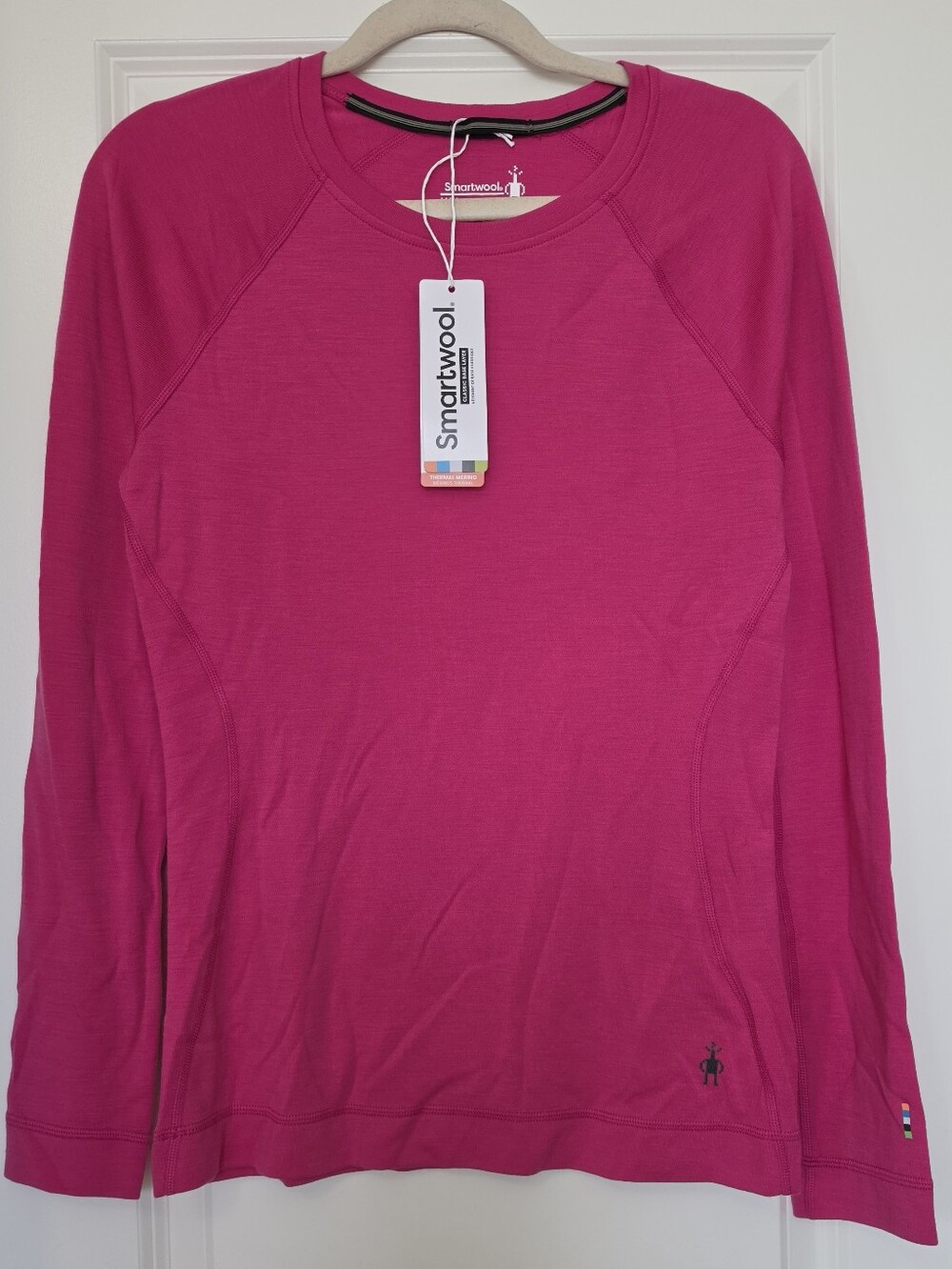 Smartwool Merino 250 Base Layer Women Medium Pink Thermal Long Sleeve Gorpcore